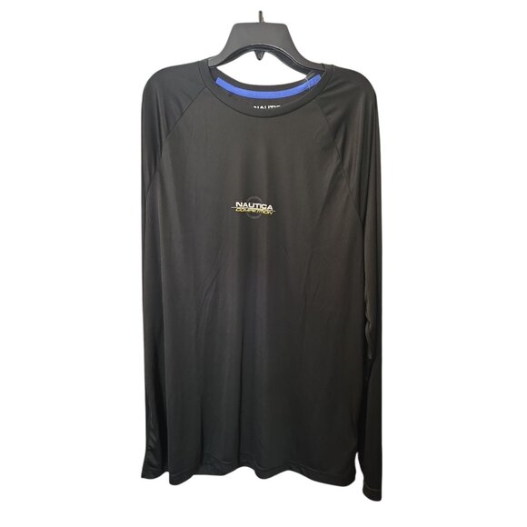 Nautica Competition Long Sleeve Black Men's Size XXL - Picture 1 of 3